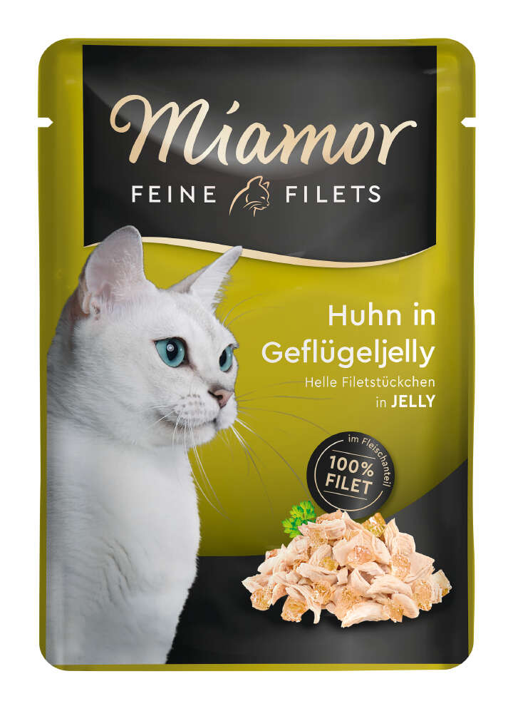 Miamor Katzen-Nassfutter Feine Filets Huhn in Geflügeljelly